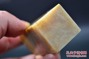 csx 7 四大国石 昌化精品虎皮冻流水纹素章28 28 71mm